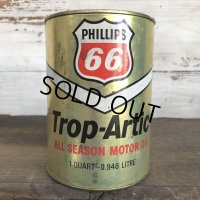 Vintage PHILLIPS 66 Quart Oil can (S921) 