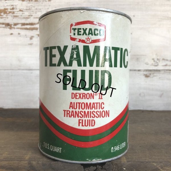 画像1: Vintage TEXACO Quart Oil can (S917) 