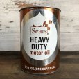 画像1: Vintage SEARS Quart Oil can (S947)  (1)