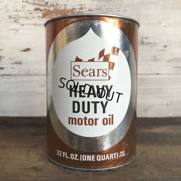 画像1: Vintage SEARS Quart Oil can (S947) 