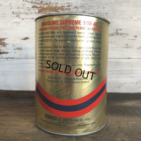 画像3: Vintage TEXACO Quart Oil can (S941) 