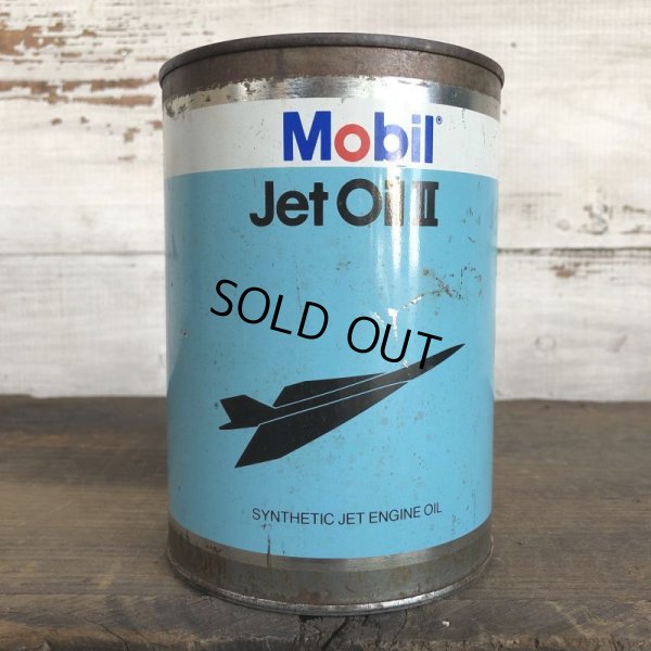 画像1: Vintage MOBIL Quart Oil can (S922) 