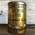 画像1: Vintage ALL-WEATHER MOTOR OIL Quart Oil can (S944)  (1)