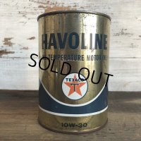 Vintage TEXACO Quart Oil can (S940) 