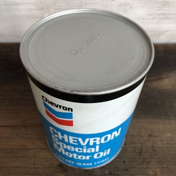 画像5: Vintage CHEVRON Quart Oil can (S954) 