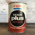 画像1: Vintage EXXON Quart Oil can (S937)  (1)