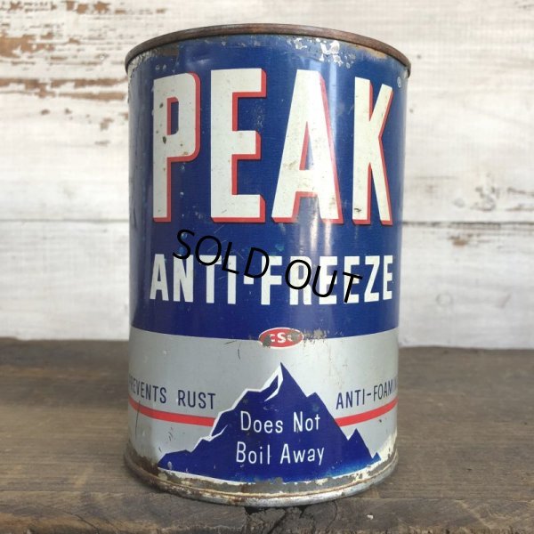 画像1: Vintage PEAK Quart Oil can (S924) 