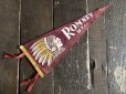 画像1: Vintage Native American Indian Souvenir Pennant ROMNEY W.VA. (S958)  (1)