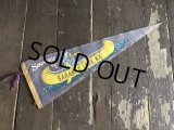 Vintage Native American Indian Souvenir Pennant Souvenir of SARANAC LAKE.N.Y. (S961) 