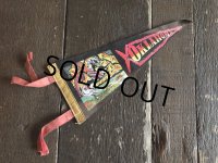 Vintage Native American Indian Souvenir Pennant OKLAHOMA (S963) 