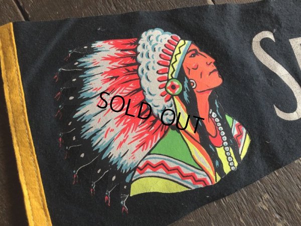 画像2: Vintage Native American Indian Souvenir Pennant SEA SHELL CITY U.S.A. (S960) 