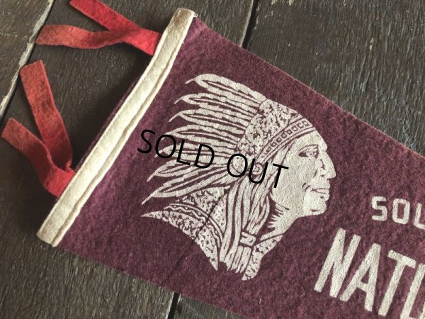 画像2: Vintage Native American Indian Souvenir Pennant SOUVENIR OF NATURAL BRIDGE.N.Y. (S959) 