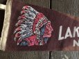 画像2: Vintage Native American Indian Souvenir Pennant LAKE PLACID N.Y. (S957)  (2)