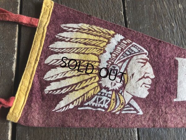 画像2: Vintage Native American Indian Souvenir Pennant ROMNEY W.VA. (S958) 