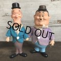 【SALE】70s Vintage Laurel & Hardy Figure Set R.DAKIN (S968)