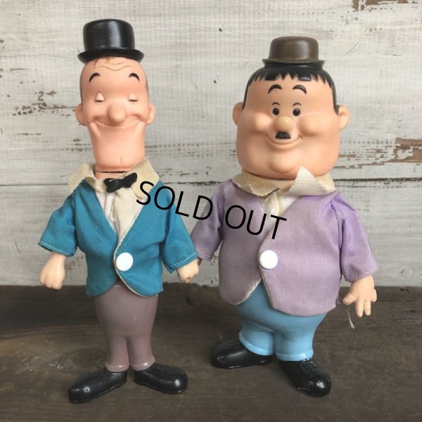 画像1: 【SALE】70s Vintage Laurel & Hardy Figure Set R.DAKIN (S968)