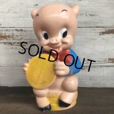 70s Vintage WB Porky Pig  Bank (S970)