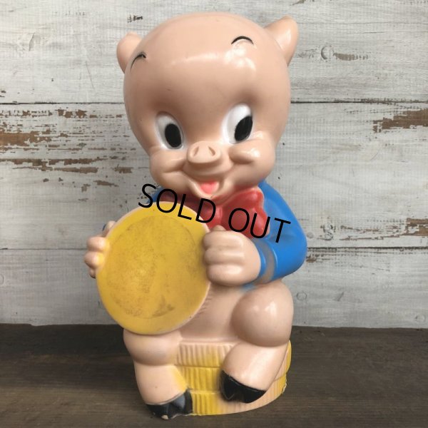 画像1: 70s Vintage WB Porky Pig  Bank (S970)