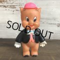 70s Vintage WB Porky Pig Soft Figure R.Dakin (S971)