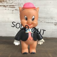 70s Vintage WB Porky Pig Soft Figure R.Dakin (S971)