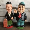 画像1: 70s Vintage Laurel & Hardy Bank Set (S964) (1)