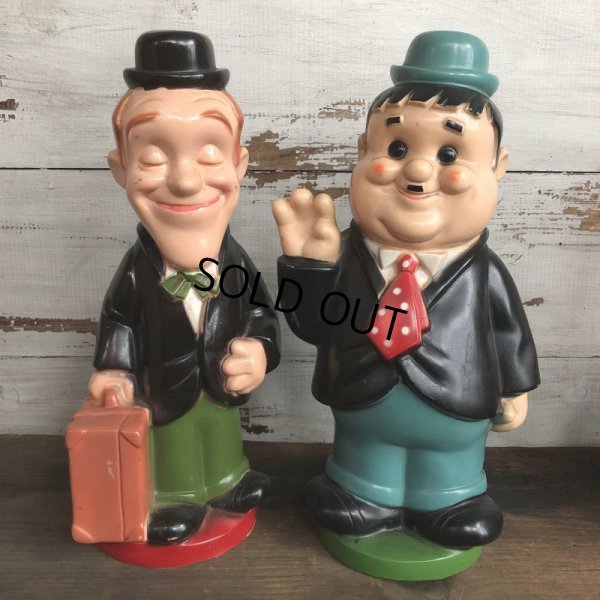 画像1: 70s Vintage Laurel & Hardy Bank Set (S964)