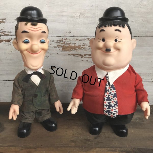 画像1: 70s Vintage Laurel & Hardy Doll Set (S965)