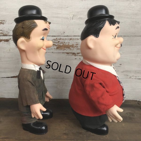 画像2: 70s Vintage Laurel & Hardy Doll Set (S965)