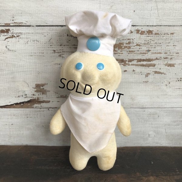 画像1: Vintage Pillsbury Doughboy Poppin Fresh Plush Doll (S984) 　