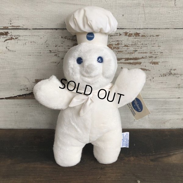 画像1: Vintage Pillsbury Doughboy Poppin Fresh 25th Birthday Plush Doll (S982) 　