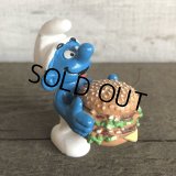 1996 McDonald's Happy Meal Big Mac Smurf PVC (S913)