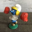 画像2: 1996 McDonald's Happy Meal  Cheerleader Smurfette PVC (S907) (2)