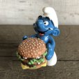 画像1: 1996 McDonald's Happy Meal Big Mac Smurf PVC (S914) (1)