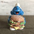 画像3: 1996 McDonald's Happy Meal Big Mac Smurf PVC (S912)