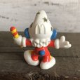 画像3: 1996 McDonald's Happy Meal Clown Smurf PVC (S910) (3)