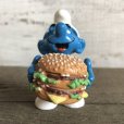 画像2: 1996 McDonald's Happy Meal Big Mac Smurf PVC (S913) (2)