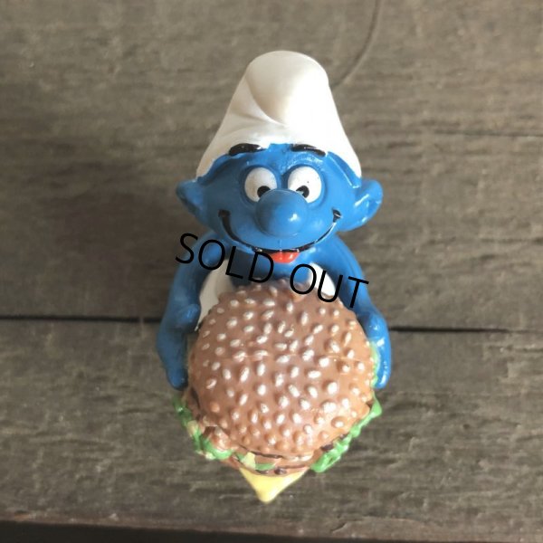 画像2: 1996 McDonald's Happy Meal Big Mac Smurf PVC (S912)