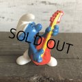 1996 McDonald's Happy Meal Guitar Smurf PVC (S904)