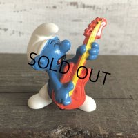 1996 McDonald's Happy Meal Guitar Smurf PVC (S904)