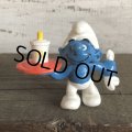 1996 McDonald's Happy Meal Waiter Smurf PVC (S909)