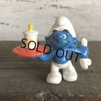 1996 McDonald's Happy Meal Waiter Smurf PVC (S909)