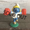 1996 McDonald's Happy Meal  Cheerleader Smurfette PVC (S907)