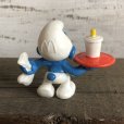 画像3: 1996 McDonald's Happy Meal Waiter Smurf PVC (S909) (3)