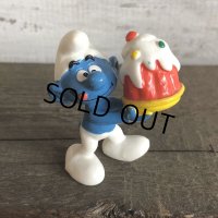1996 McDonald's Happy Meal Cake Smurf PVC (S906)