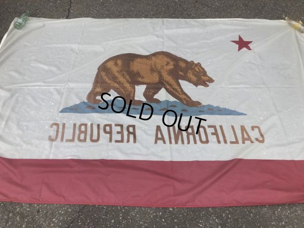 画像11: Vintage Made in U.S.A The Bear California Republic Flag (S924)