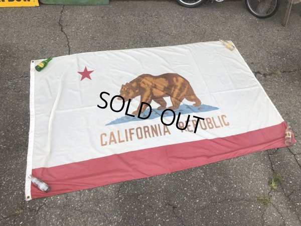 画像9: Vintage Made in U.S.A The Bear California Republic Flag (S924)