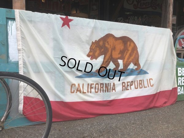 画像3: Vintage Made in U.S.A The Bear California Republic Flag (S924)
