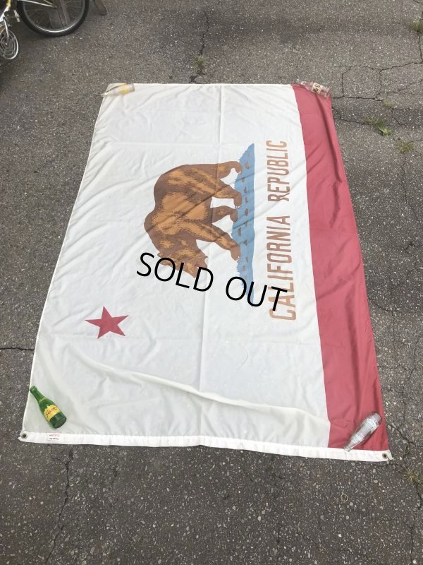 画像7: Vintage Made in U.S.A The Bear California Republic Flag (S924)