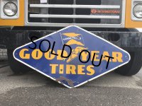 Vintage Goodyear Tires Porcelain Sign (S925)