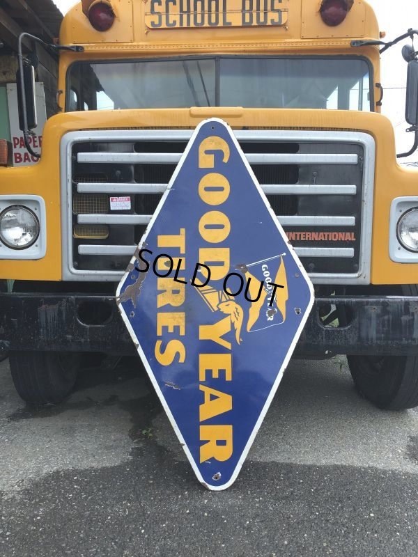 画像3: Vintage Goodyear Tires Porcelain Sign (S925)